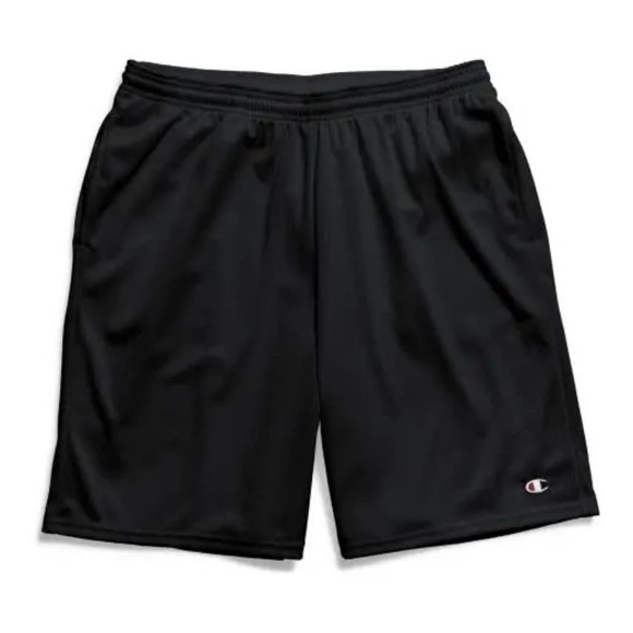 Champion Mesh Basketball Shorts Men's size XL Black 8" inseam Athletic * MS34 - Picture 3 of 4